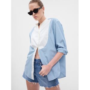 Bielo-Modrá Dámska Košeľa Gap Biela M Bielo-Modrá Dámska Košeľa Gap Biela M