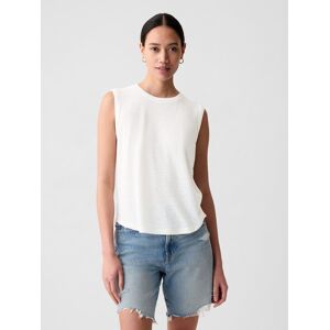 Biely Dámsky Ľanový Top Gap Šedá Xl Biely Dámsky Ľanový Top Gap Šedá Xl