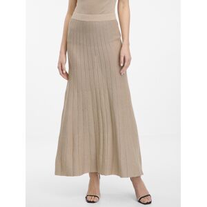 Zlatá Dámska Maxi Sukňa Orsay Hnedá S Zlatá Dámska Maxi Sukňa Orsay Hnedá S