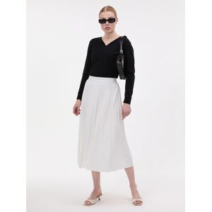 Krémová Midi Sukňa Orsay Čierna 36 Krémová Midi Sukňa Orsay Čierna 36