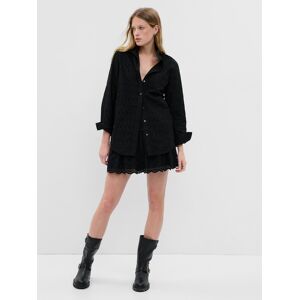 Čierna Dámska Košeľa S Madeirou Gap Čierna Xxs Čierna Dámska Košeľa S Madeirou Gap Čierna Xxs