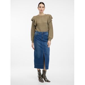 Tmavomodrá Dámska Rifľová Maxi Sukňa Orsay Modrá 34 Tmavomodrá Dámska Rifľová Maxi Sukňa Orsay Modrá 34