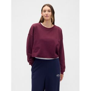 Gap Oversize Crop Sweatshirt Heavyweight - Ladies Modrá Xxl Gap Oversize Crop Sweatshirt Heavyweight - Ladies Modrá Xxl