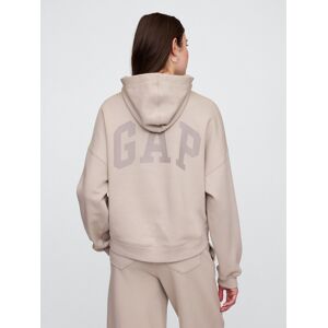 Gap Crop Sweatshirt With Logo - Women'S Krémová L Gap Crop Sweatshirt With Logo - Women'S Krémová L