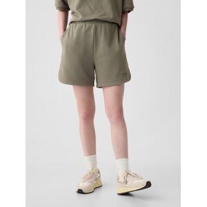 Šedé Dámske Teplákové Kraťasy Gap Kaki S Šedé Dámske Teplákové Kraťasy Gap Kaki S