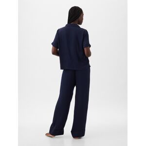 Tmavomodrá Dámska Pyžamová Košeľa Gap Čierna L Tmavomodrá Dámska Pyžamová Košeľa Gap Čierna L