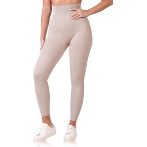 Bellinda Relax & Go Rib Optic Leggings - Dámske Módne Legíny - Taupe Biela S Bellinda Relax & Go Rib Optic Leggings - Dámske Módne Legíny - Taupe Biela S