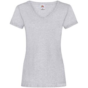 Dámsky Výstrih Do V Valueweight Fruit Of The Loom Šedá M Dámsky Výstrih Do V Valueweight Fruit Of The Loom Šedá M