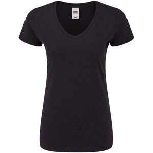 Čierne Dámske Tričko Iconic Vneck Fruit Of The Loom Čierna M Čierne Dámske Tričko Iconic Vneck Fruit Of The Loom Čierna M