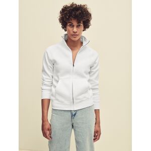 White Women'S Sweatshirt With Stand-Up Collar Fruit Of The Loom Biela Xxl White Women'S Sweatshirt With Stand-Up Collar Fruit Of The Loom Biela Xxl