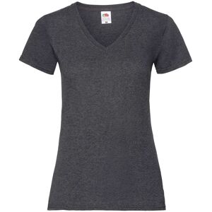 Women'S V-Neck Valueweight Fruit Of The Loom Šedá S Women'S V-Neck Valueweight Fruit Of The Loom Šedá S