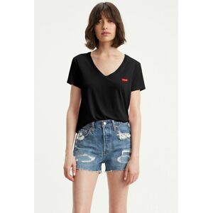 Levi'S Women'S Perfect Vneck Caviar Black Women'S T-Shirt 8534100030 Čierna Xs Levi'S Women'S Perfect Vneck Caviar Black Women'S T-Shirt 8534100030 Čierna Xs