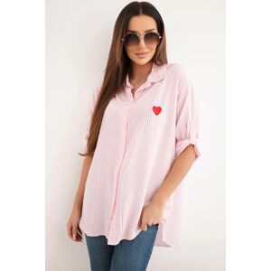 Kesi Włoski Dámska Viskózová Košeľa S Čipkovými Rukávmi Biela One Size Kesi Włoski Dámska Viskózová Košeľa S Čipkovými Rukávmi Biela One Size