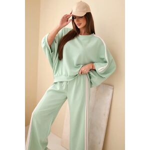 Kesi Włoski Kesi Dámska Viskózová Súprava So Širokými Nohavicami Ružová One Size Kesi Włoski Kesi Dámska Viskózová Súprava So Širokými Nohavicami Ružová One Size