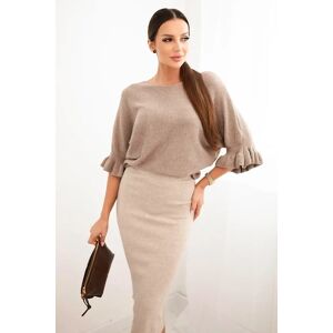 Kesi Włoski Dámska Puzdrová Sukňa Kesi Krémová One Size Kesi Włoski Dámska Puzdrová Sukňa Kesi Krémová One Size