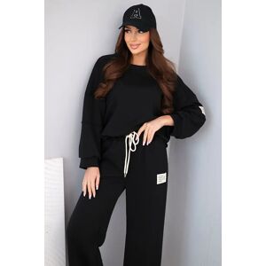 Kesi Włoski Dámsky Komplet Maslo Mikina + Nohavice Čierny Čierna One Size Kesi Włoski Dámsky Komplet Maslo Mikina + Nohavice Čierny Čierna One Size