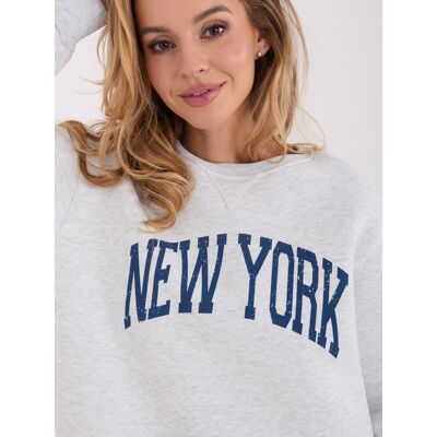Factory Price Svetlosivá Mikina New York Modrá One Size Factory Price Svetlosivá Mikina New York Modrá One Size