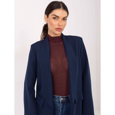 Italy Moda Dámsky Modrý Blazer Modrá One Size Italy Moda Dámsky Modrý Blazer Modrá One Size