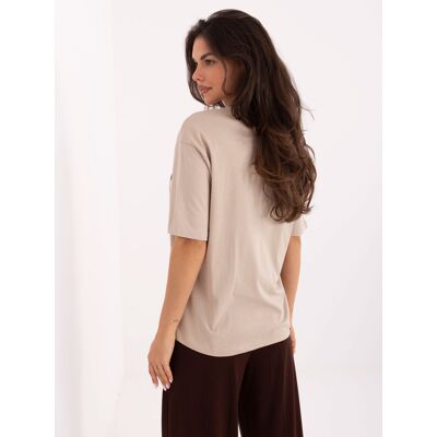 Fresh Made T-Shirt-D12083ai02799a-Beige Hnedá Xs Fresh Made T-Shirt-D12083ai02799a-Beige Hnedá Xs