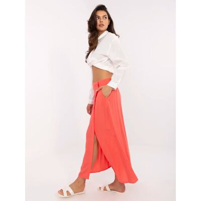 Fresh Made Skirt-D73761m50222a-Coral Červená Xs Fresh Made Skirt-D73761m50222a-Coral Červená Xs
