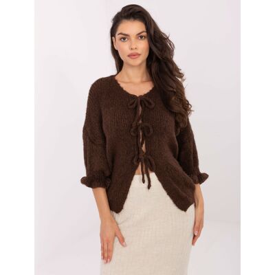 Italy Moda Sweater-Mi-Sw-2911.91-Brown Hnedá One Size Italy Moda Sweater-Mi-Sw-2911.91-Brown Hnedá One Size