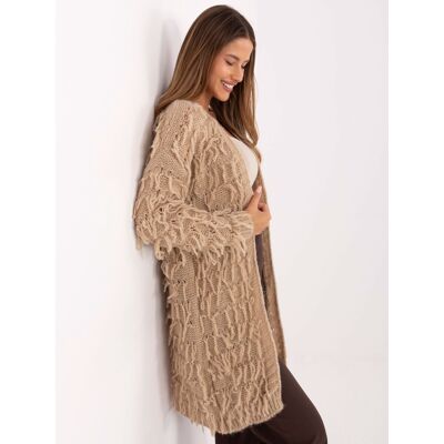 RUE PARIS Sweater-Mi-Sw-0820.85-Beige Hnedá One Size RUE PARIS Sweater-Mi-Sw-0820.85-Beige Hnedá One Size