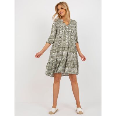 Sublevel Dress-D73771m30214h-Khaki Kaki S Sublevel Dress-D73771m30214h-Khaki Kaki S