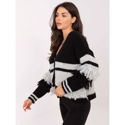 Italy Moda Sweater-Mi-Sw-3211.31-Black Čierna One Size Italy Moda Sweater-Mi-Sw-3211.31-Black Čierna One Size