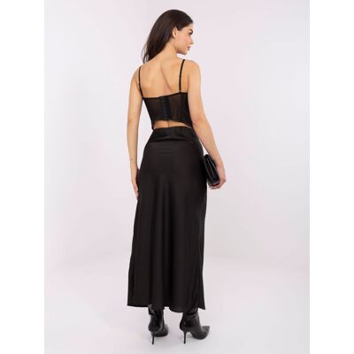Italy Moda Čierna Maxi Sukňa Čierna One Size Italy Moda Čierna Maxi Sukňa Čierna One Size
