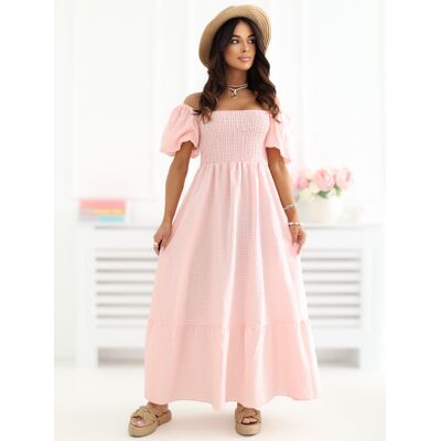 Italy Moda Dlhé Letné Šaty Ir-Sk-2802.18 Peach Hnedá One Size Italy Moda Dlhé Letné Šaty Ir-Sk-2802.18 Peach Hnedá One Size