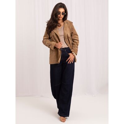 Italy Moda Dvojradový Camelový Kabát Modrá Xl Italy Moda Dvojradový Camelový Kabát Modrá Xl