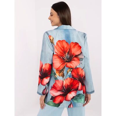 Italy Moda Blazer-Dhj-Ma-18525-35.91-Blue Šedá One Size Italy Moda Blazer-Dhj-Ma-18525-35.91-Blue Šedá One Size