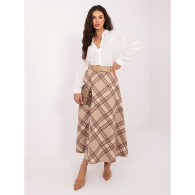 Italy Moda Bežová Elegantná Puzdrová Sukňa Biela One Size Italy Moda Bežová Elegantná Puzdrová Sukňa Biela One Size