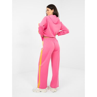 RUE PARIS Oversized Mikina So Zipsom, Tmavoružová Žltá One Size RUE PARIS Oversized Mikina So Zipsom, Tmavoružová Žltá One Size