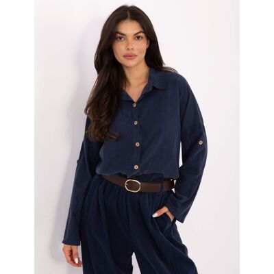 Dámska Košeľa Italy Moda Modrá One Size Dámska Košeľa Italy Moda Modrá One Size