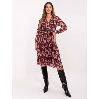 Italy Moda Dress-It-Sk-10536-1.16p-Burgundy Čierna One Size Italy Moda Dress-It-Sk-10536-1.16p-Burgundy Čierna One Size