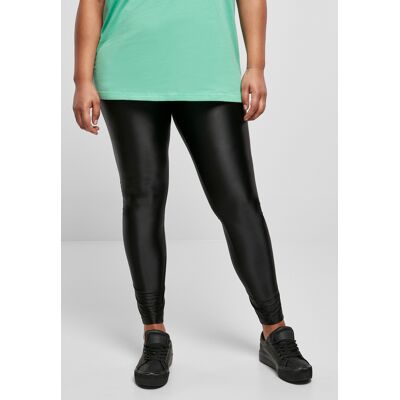 Urban Classics Dámske Lesklé Kovové Legíny S Vysokým Pásom Čierne Čierna 4xl Urban Classics Dámske Lesklé Kovové Legíny S Vysokým Pásom Čierne Čierna 4xl