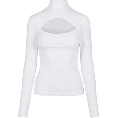 Urban Classics Uc Ladies Turtleneck - White Biela L Urban Classics Uc Ladies Turtleneck - White Biela L