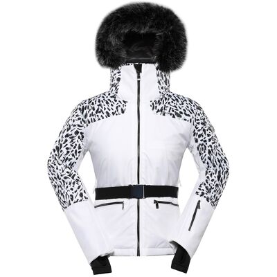 Women'S Ski Jacket With Ptx Membrane Alpine Pro Olada White Variant Pb Čierna S-L Women'S Ski Jacket With Ptx Membrane Alpine Pro Olada White Variant Pb Čierna S-L
