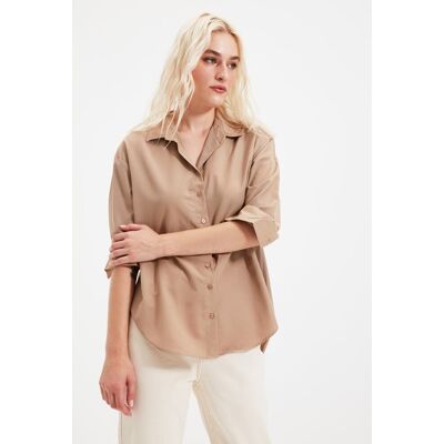 Dámska Košeľa Trendyol Loose Fit Ružová 32 Dámska Košeľa Trendyol Loose Fit Ružová 32