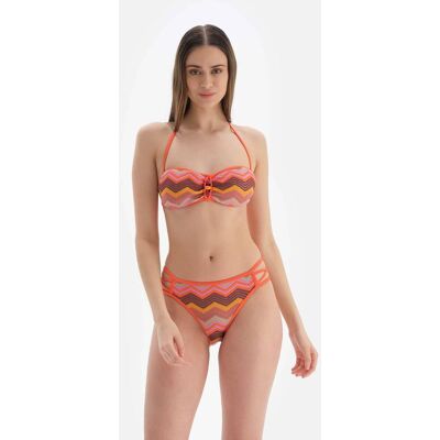 Dagi Dlaždice Bikiny Top Bez Ramienok Tmavočervená 36 Dagi Dlaždice Bikiny Top Bez Ramienok Tmavočervená 36