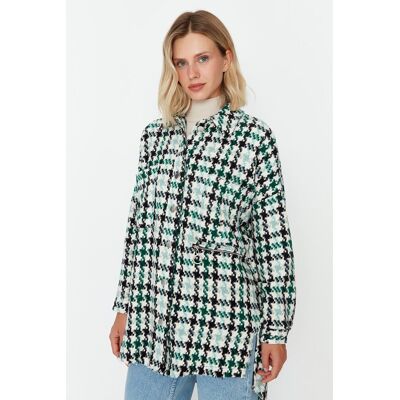 Dámska Košeľa Trendyol Oversize Šedá Xs Dámska Košeľa Trendyol Oversize Šedá Xs