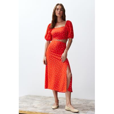 Dámsky Komplet Trendyol Polka Dot Printed Biela 34 Dámsky Komplet Trendyol Polka Dot Printed Biela 34