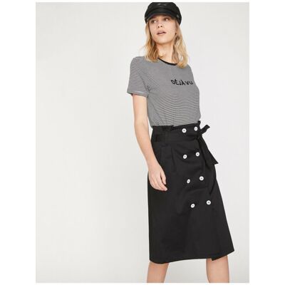 Koton Women'S Skirt Čierna 36 Koton Women'S Skirt Čierna 36