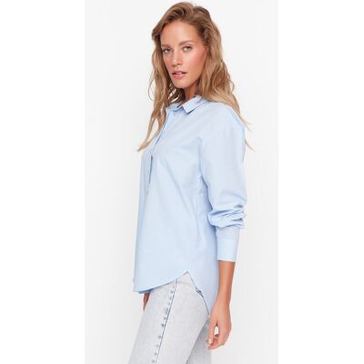 Dámska Košeľa Trendyol Loose Fit Biela 32 Dámska Košeľa Trendyol Loose Fit Biela 32