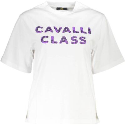 Cavalli Class Tričko S Krátkym Rukávom Biela S Cavalli Class Tričko S Krátkym Rukávom Biela S