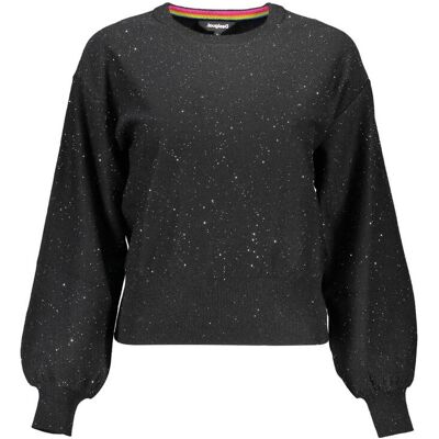 Čierny Sveter Desigual Viacfarená Xs Čierny Sveter Desigual Viacfarená Xs
