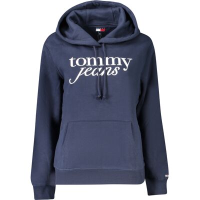 Dámska Mikina Tommy Hilfiger S Kapucňou Modrá S Dámska Mikina Tommy Hilfiger S Kapucňou Modrá S
