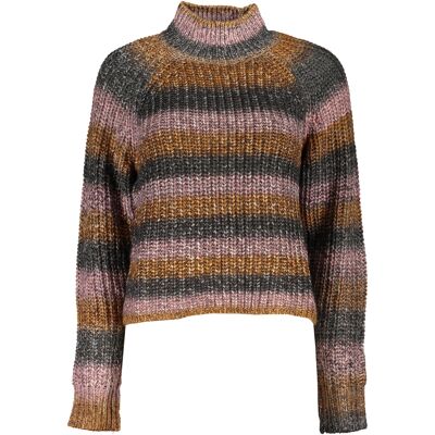 Dámsky Pruhovaný Rolák Desigual Šedá Xl Dámsky Pruhovaný Rolák Desigual Šedá Xl