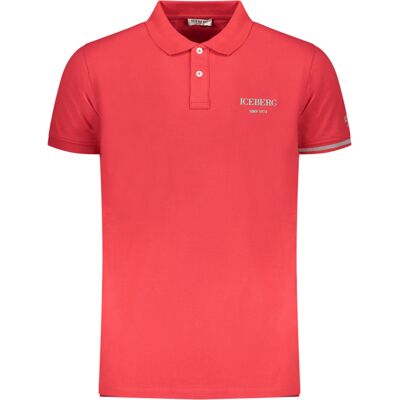 Červené Polo Tričko Iceberg L Červené Polo Tričko Iceberg L